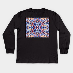 Symmetrical pattern Kids Long Sleeve T-Shirt